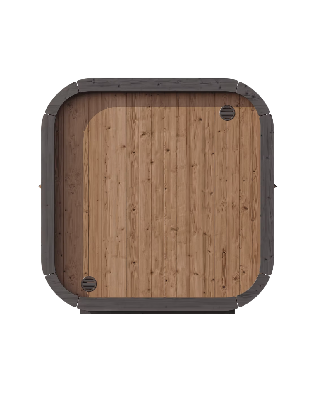 FINSAUNA Solara 400GF 4-Person Outdoor Sauna with Glass Front