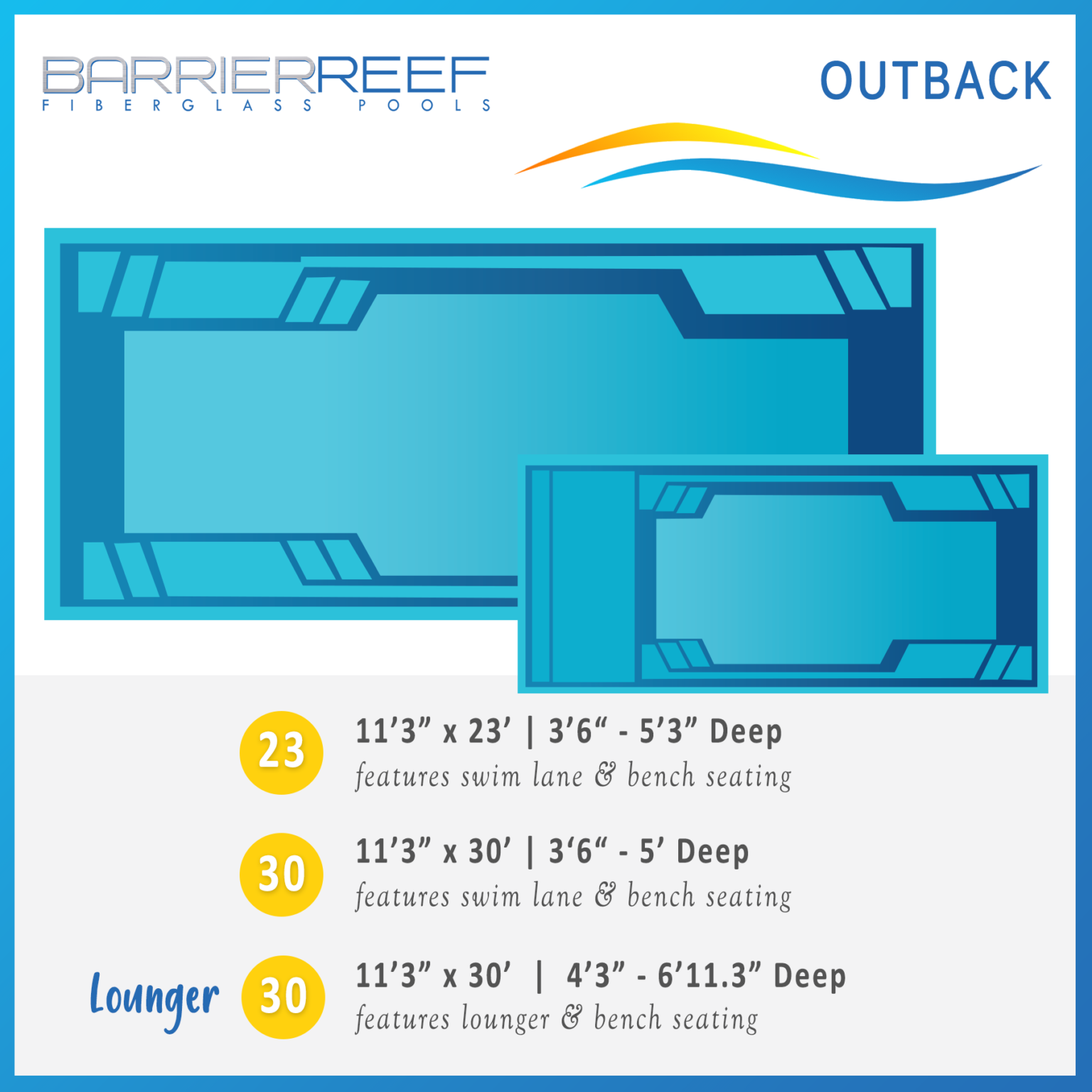 Barrier Reef Fiberglass Pools - Wet Wille's Pool Service